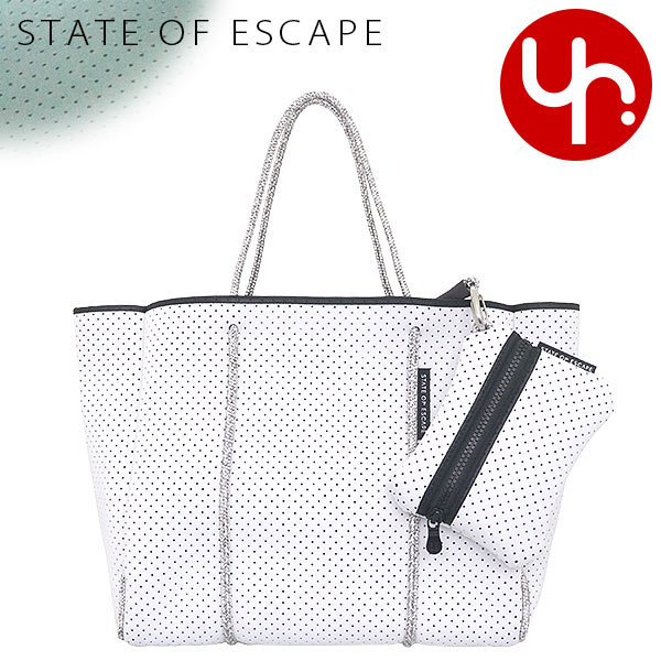 STATE OF ESCAPE ホワイトトートバッグ ポーチ付き 楽天市場】ステートオブエスケープ トートバッグ エスケープ