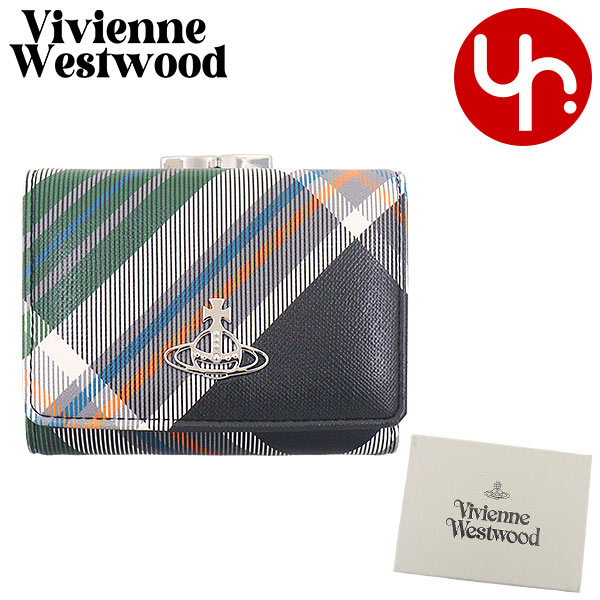 ★人気★Vivienne Westwood ヴィヴィアンガンメタル三つ折り財布 Vivienne Westwood ヴィヴィアン ビビアン 三つ折り財布 メンズ