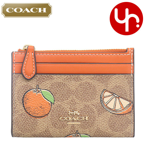コーチ COACH ミニ財布 シグネチャー コーテッド キャンバス COACH 財布 ミニ トライフォールド ウォレット・シグネチャー