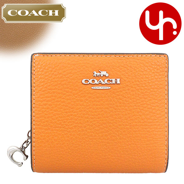 【COACH】コーチ CC900 折り財布 ベージュ リファインド ペブル COACH】コーチ CC900 折り財布 ベージュ リファインド ペブル