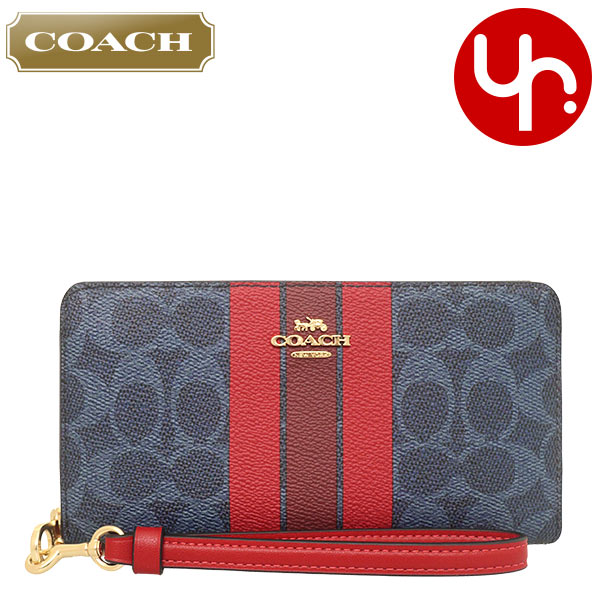 コーチ COACH 長財布 FCH369 デニムマルチ アウトレット品 コーチ COACH 長財布 FCH369 デニムマルチ アウトレット品