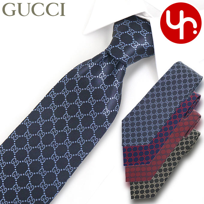 GUCCI ネクタイ 456510 4E002 シルク ジャガード ウェブライン GUCCI ネクタイ 456510 4E002 シルク ジャガード ウェブライン