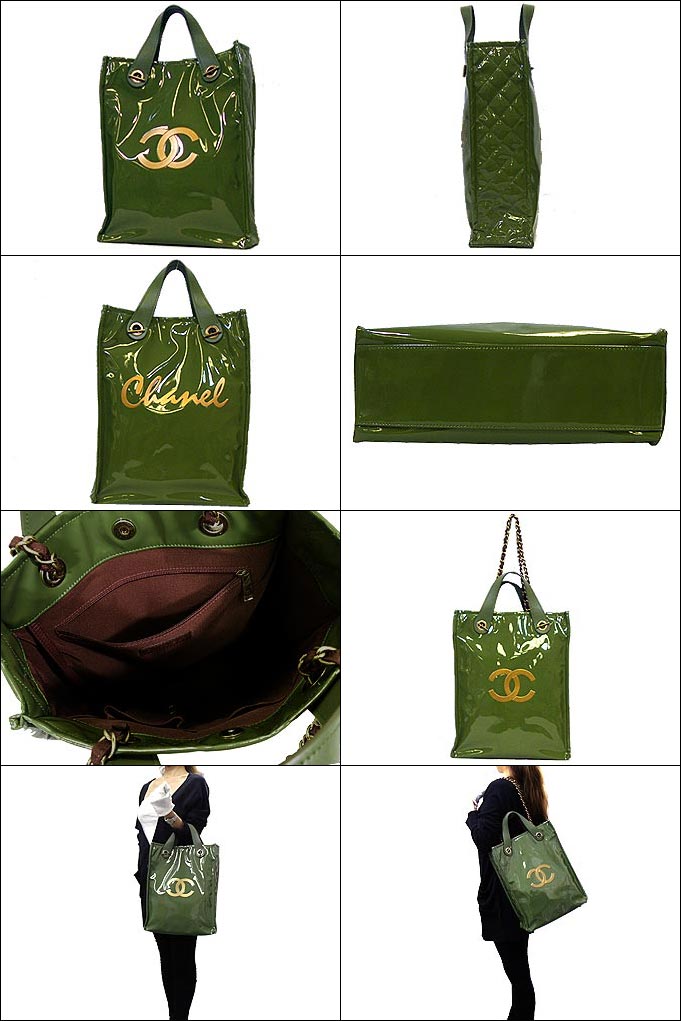import-collection | Rakuten Global Market: Chanel Chanel CHANEL ★ bags (Tote) Green CHANEL ...