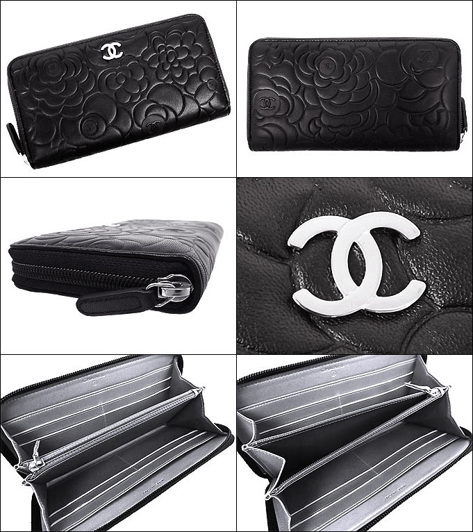 import-collection: A Chanel CHANEL ★ wallet (long wallet) A50085 black