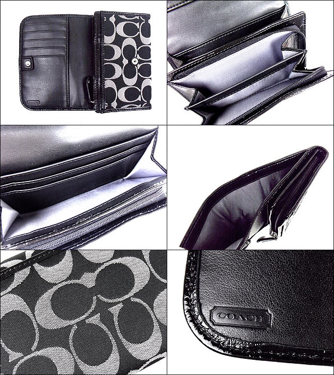 import-collection: And writing coach COACH ★ reviews! Wallet (2 fold wallet) F46157 black x ...