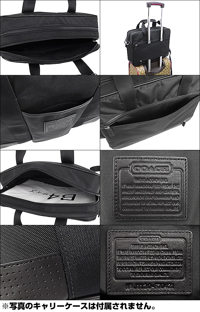 import-collection: When I write coach COACH ★ review! Bag (business bag) F70421 black Voyager ...