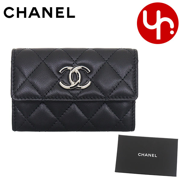 早い者勝ち　超レア品　CHANEL ブラックエナメル　がま口　 コインケース シャネル CHANEL フラグメントケース カードケース マトラッセ