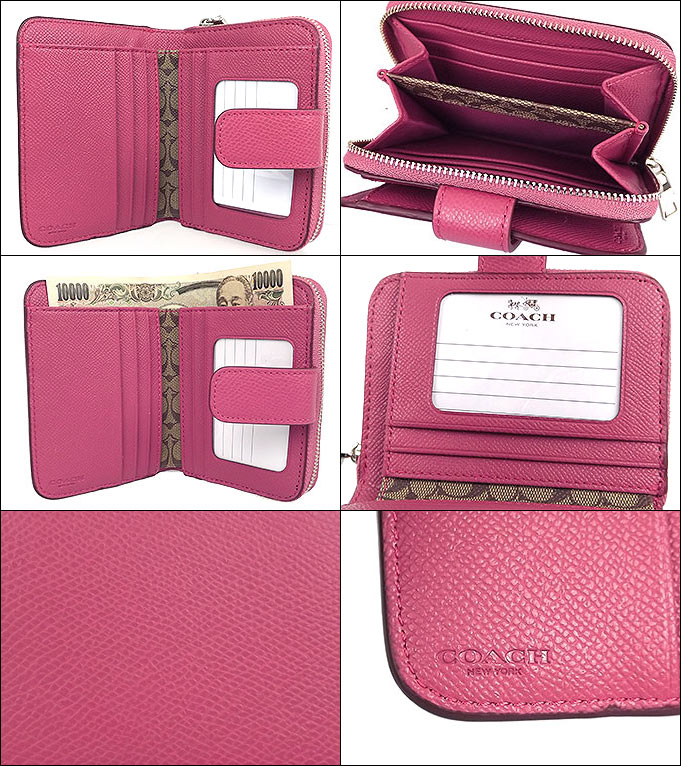 import-collection: And writing coach COACH ★ reviews! Wallet (2 fold wallet) F52692 sunset red ...