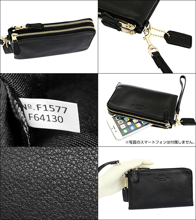 Release Date Coach Double Corner Zip Wristlet 9e659 90098