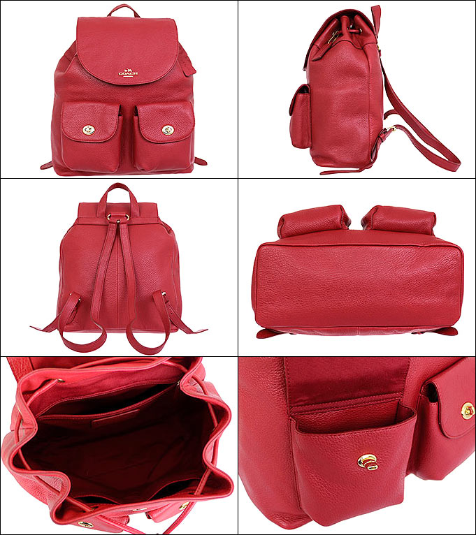 coach small red bag