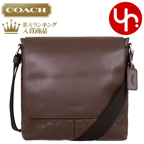 コーチ COACH バッグ ショルダーバッグ F72220 マホガニー 特別送料無料 コーチ チャールズ デボスド シグネチャー レザー スモール メッセンジャー アウトレット品激安 メンズ レディース ブランド セール 通販 SALE 斜めがけ 通勤 入学 令和 母の日 YR限定価格 あす楽