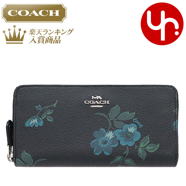 新品】COACH コーチ 長財布 ブルー×オレンジ+giftsmate.net