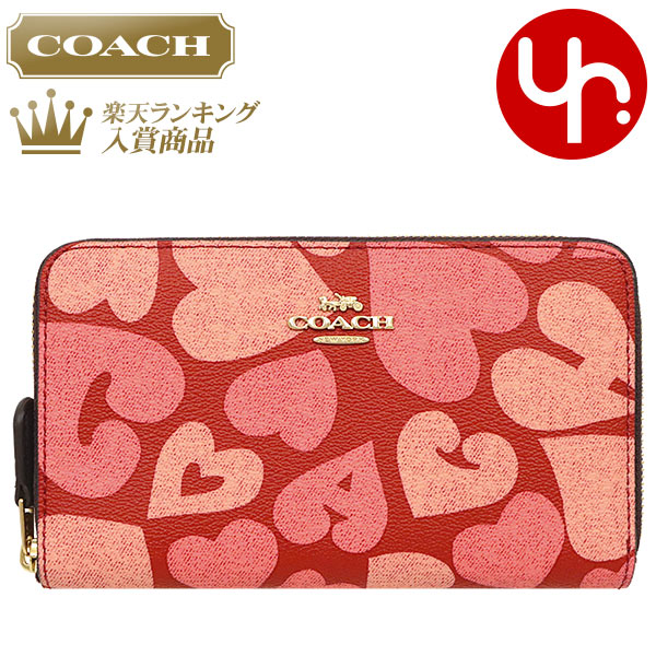 楽天市場 コーチ Coach 財布 二つ折り財布 F ジャスパーマルチ 特別送料無料 コーチ ハート Coach プリント ミディアム ジップ アラウンド アウトレット品レディース ブランド 通販 夏 あす楽 インポートコレクションｙｒ