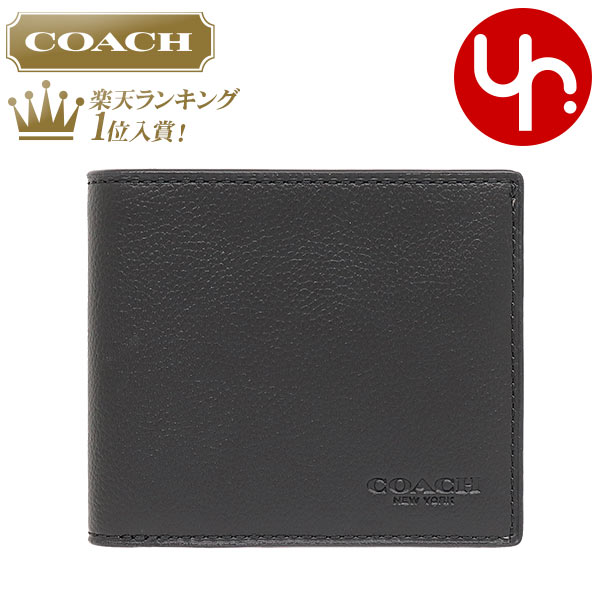 【楽天市場】コーチ COACH 財布 二つ折り財布 F75363 ブラック 