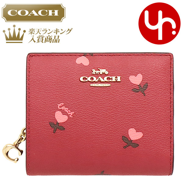 超人気の 30時間限定ポイント10倍 コーチ Coach 財布 二つ折り財布 Fc2868 C2868 ワインマルチ 特別 ハート フローラル プリント Pvc レザー C チャーム スナップ ラウンド ジップ ウォレット アウトレットレディース ブランド 通販 21ss ホワイトデー タイムセール