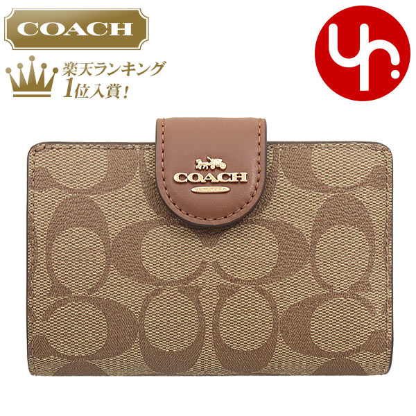 楽天市場】コーチ COACH 財布 二つ折り財布 FC0082 C0082 ブラウン 