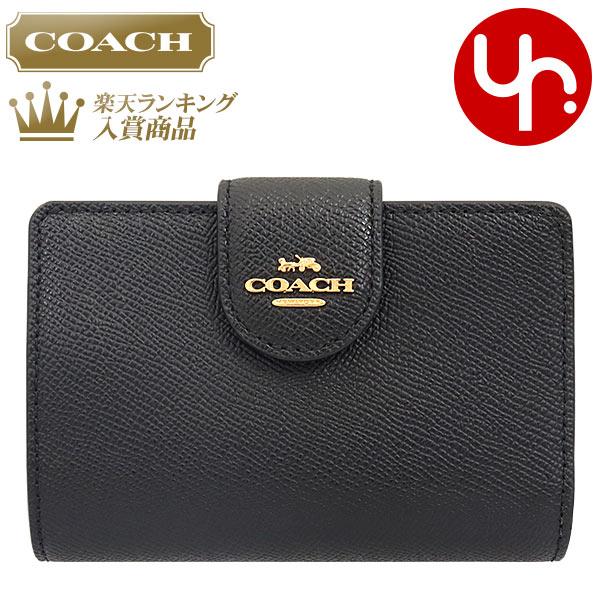 【楽天市場】コーチ COACH 財布 二つ折り財布 F75371 ブラック 