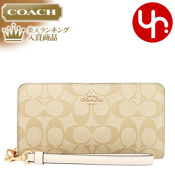 楽天市場】コーチ COACH 財布 長財布 FC4452 C4452 チョーク×グレイ