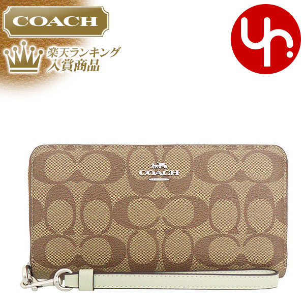 楽天市場】コーチ COACH 財布 長財布 FCH595 CH595 カーキ