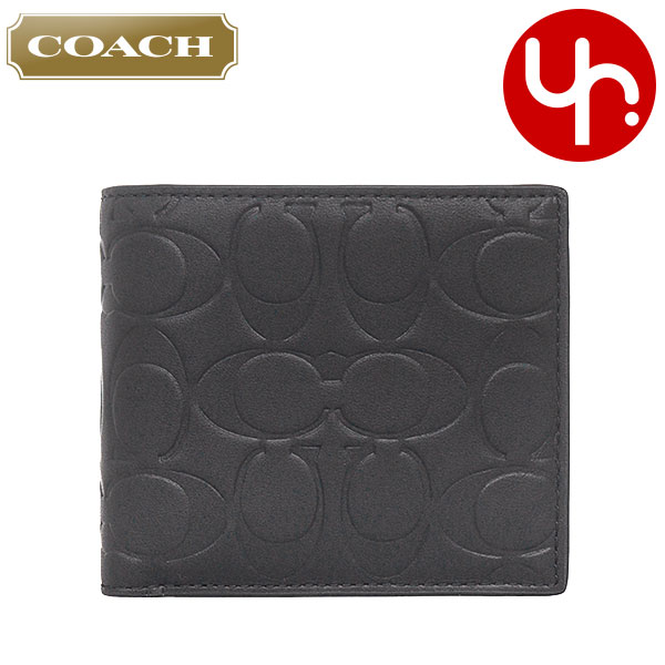 COACH 2つ折り財布 コンパクト ID ウォレット スポーツ カーフ レザー コンパクト ID ウォレット スポーツ カーフ レザー 二つ折り&三