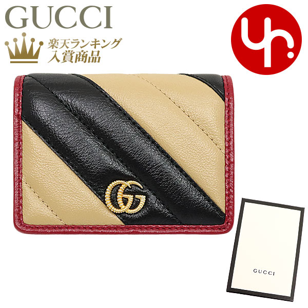 楽天スーパーsale限定ポイント2倍 キルティング ウォレット グッチ ブランド Gucci 財布 二つ折り財布 0olox ベージュ ブラックチェリー 特別送料無料 Ggマーモント トーション ダイアゴナル キルティング レザー コンパクト ウォレット レディース ブランド 通販