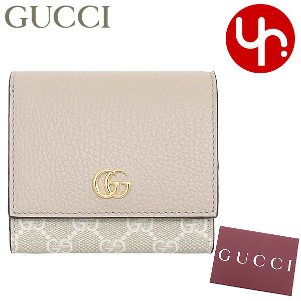 日本限定カラー✨ GUCCI 二つ折り財布 GGマーモント レザー ホワイト GUCCI グッチ 二つ折り財布 GGマーモント パイソン マルチカラー