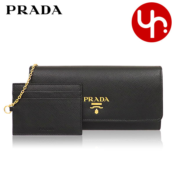 【楽天市場】プラダ PRADA 財布 長財布 1ML506 QWA ネロ 特別