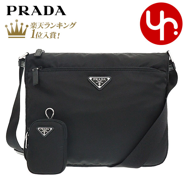 PRADA プラダ ショルダーバック　V167 PRADA プラダ ショルダーバッグ V167 ナイロン/カーフ ブラック