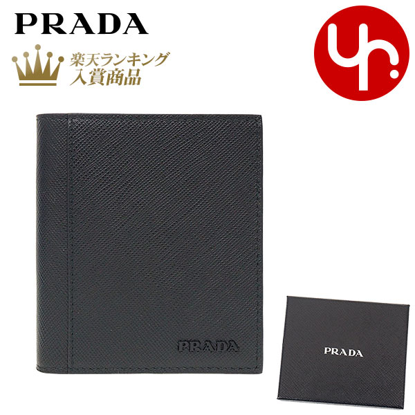 【楽天市場】プラダ PRADA 財布 二つ折り財布 2MO513 2CEL ネロ