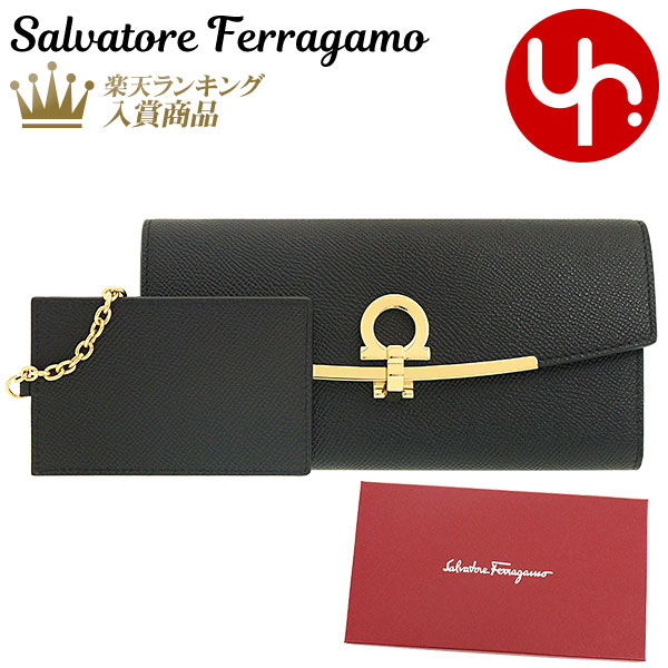 【楽天市場】サルヴァトーレ フェラガモ Salvatore Ferragamo 財布 長財布 22 D150 特別送料無料 ガンチーニ クリップ  クロージャー カーフ レザー ロング ウォレット カードケース付きレディース ブランド 通販 : インポートコレクションＹＲ