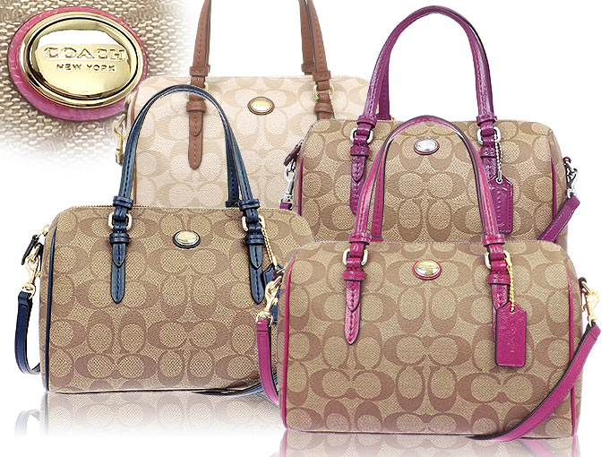 coach peyton signature bennett mini satchel