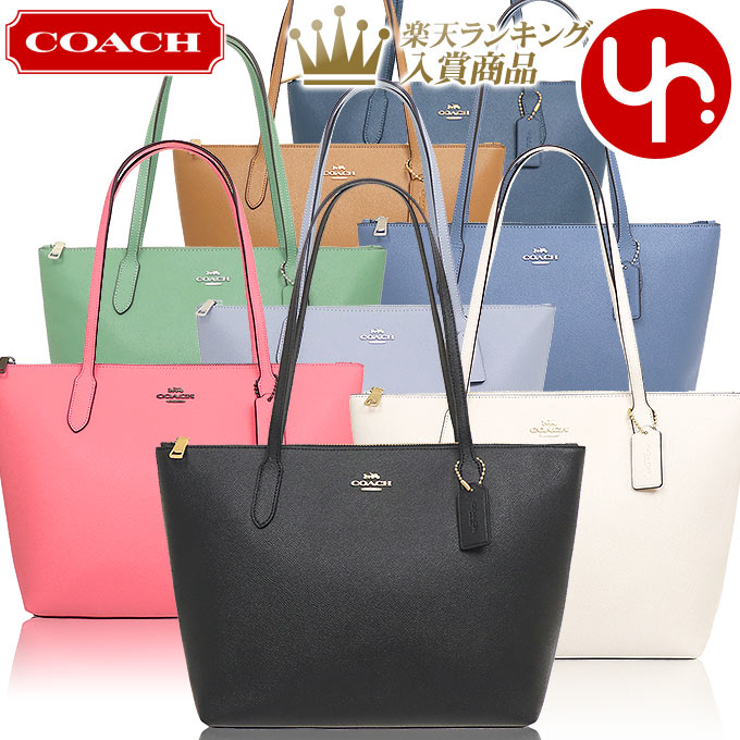 Coach コーチ バッグ 楽天ランキング入賞 6位 通販 母の日バーゲン ラッピング無料 バッグ トートバッグ バッグ 財布 楽天最安値級価格 ギフト コーチ Coach バッグ トートバッグ F 特別送料無料 ラグジュアリー クロスグレーン レザー ジップ トップ トート