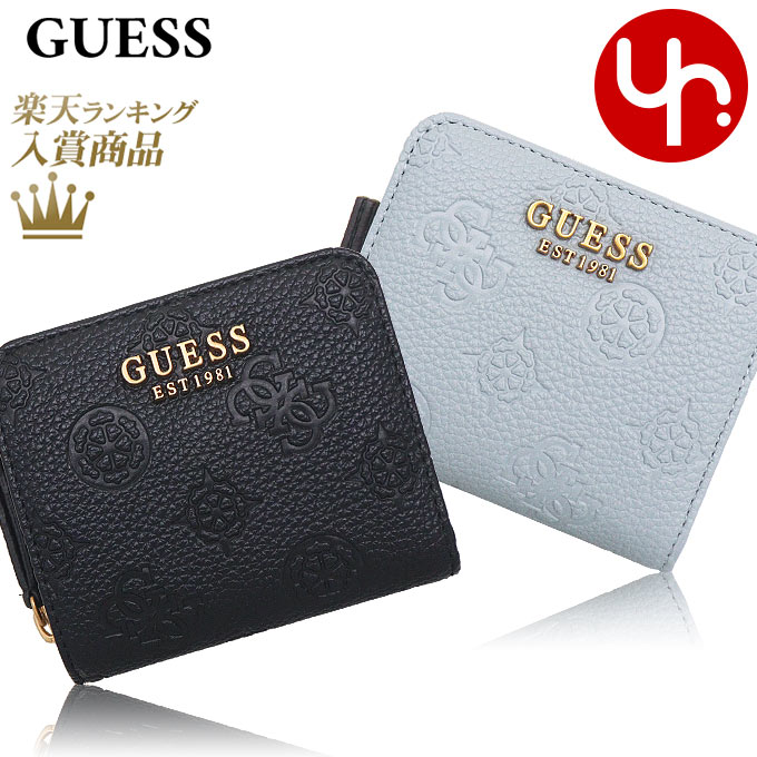 楽天市場】ゲス GUESS 財布 二つ折り財布 QA874841 ブラック
