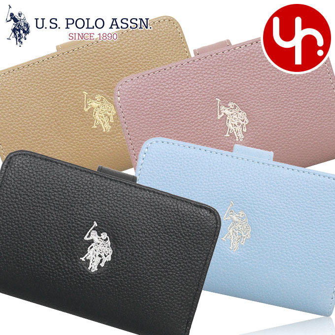 ほぼ未使用★US.POLO ASSN　三つ折り財布　がま口コインケース付き ほぼ未使用☆US.POLO ASSN 三つ折り財布 がま口コインケース付き