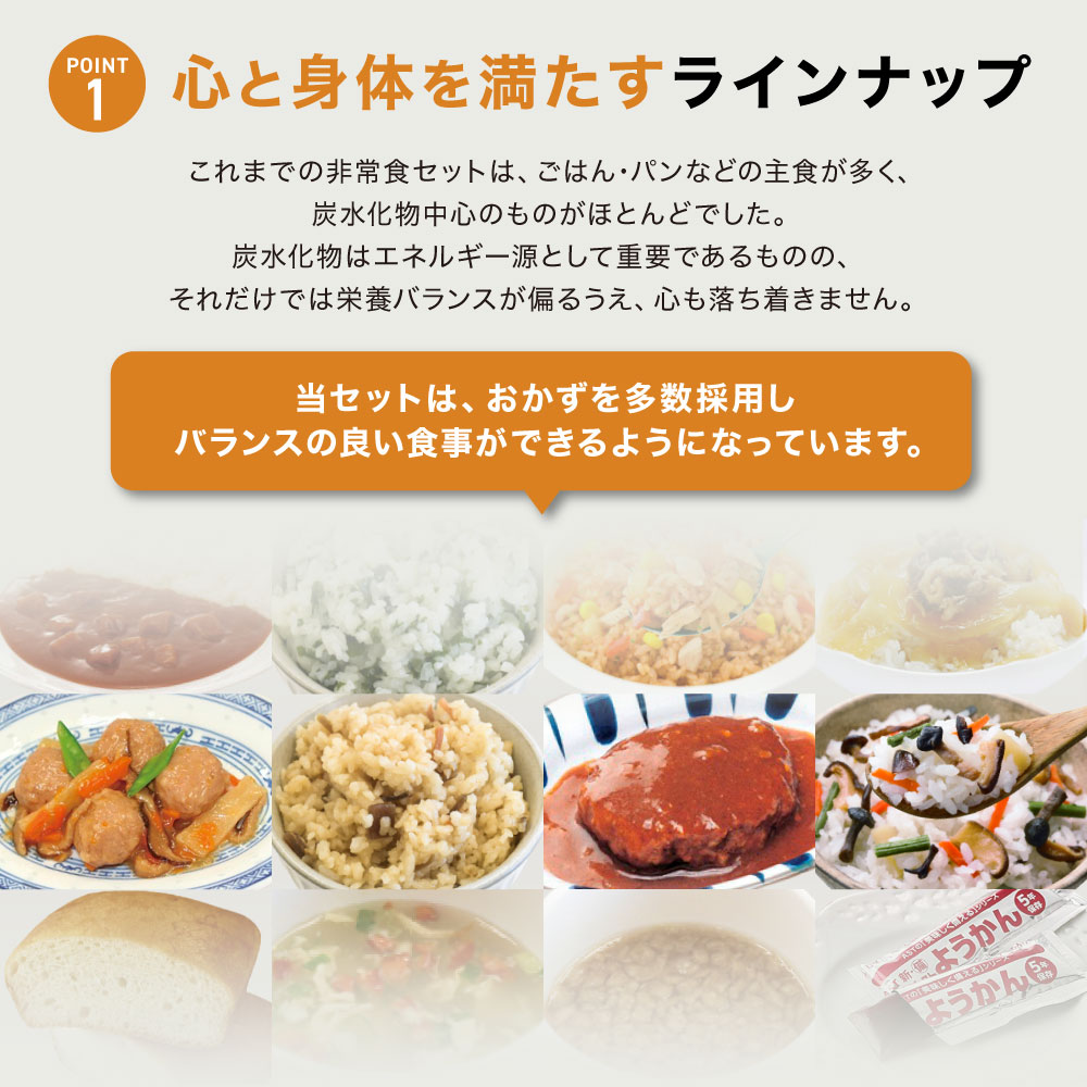 非常食 セット 1人 7日分 長期保存 【防災士と栄養士が考案した身体も