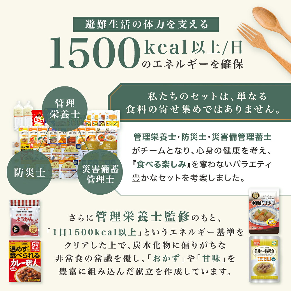 非常食 セット 1人 7日分 長期保存 【防災士と栄養士が考案した身体も