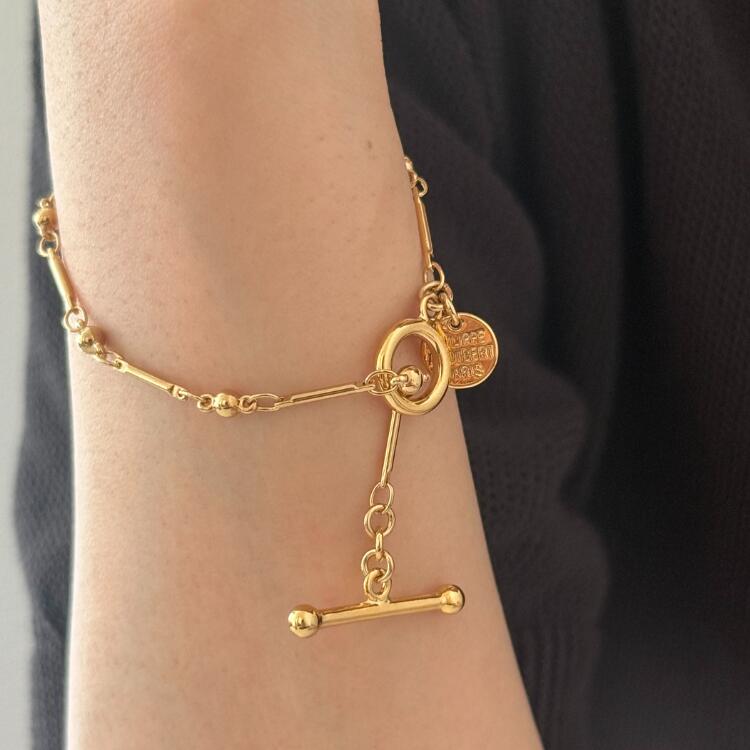 【PHILIPPE AUDIBERT フィリップオーディベール】GARNET Gold ブレスレット ゴールド|import select LandC