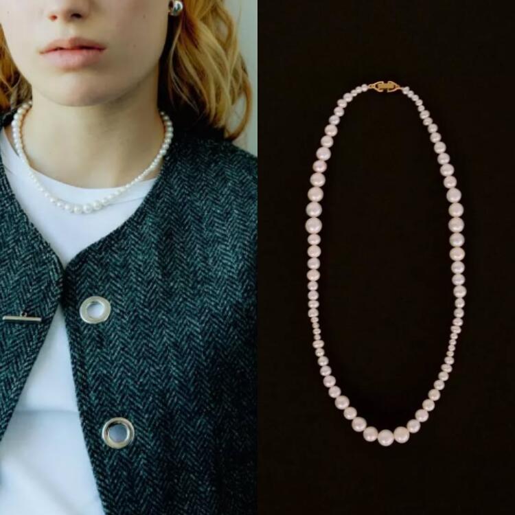 【RAGBAG ラグバッグ】OLGA CLASSIC PEARL ネックレス　パール｜import select LandC