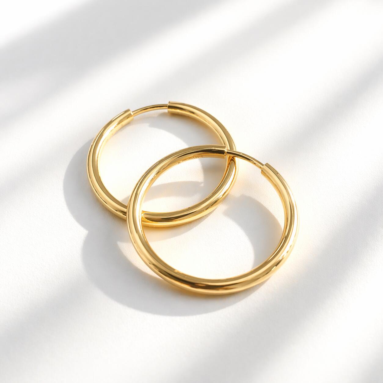 【MARIA BLACK マリアブラック】Senorita 20 Gold Hoops フープピアス ゴールド|import select LandC
