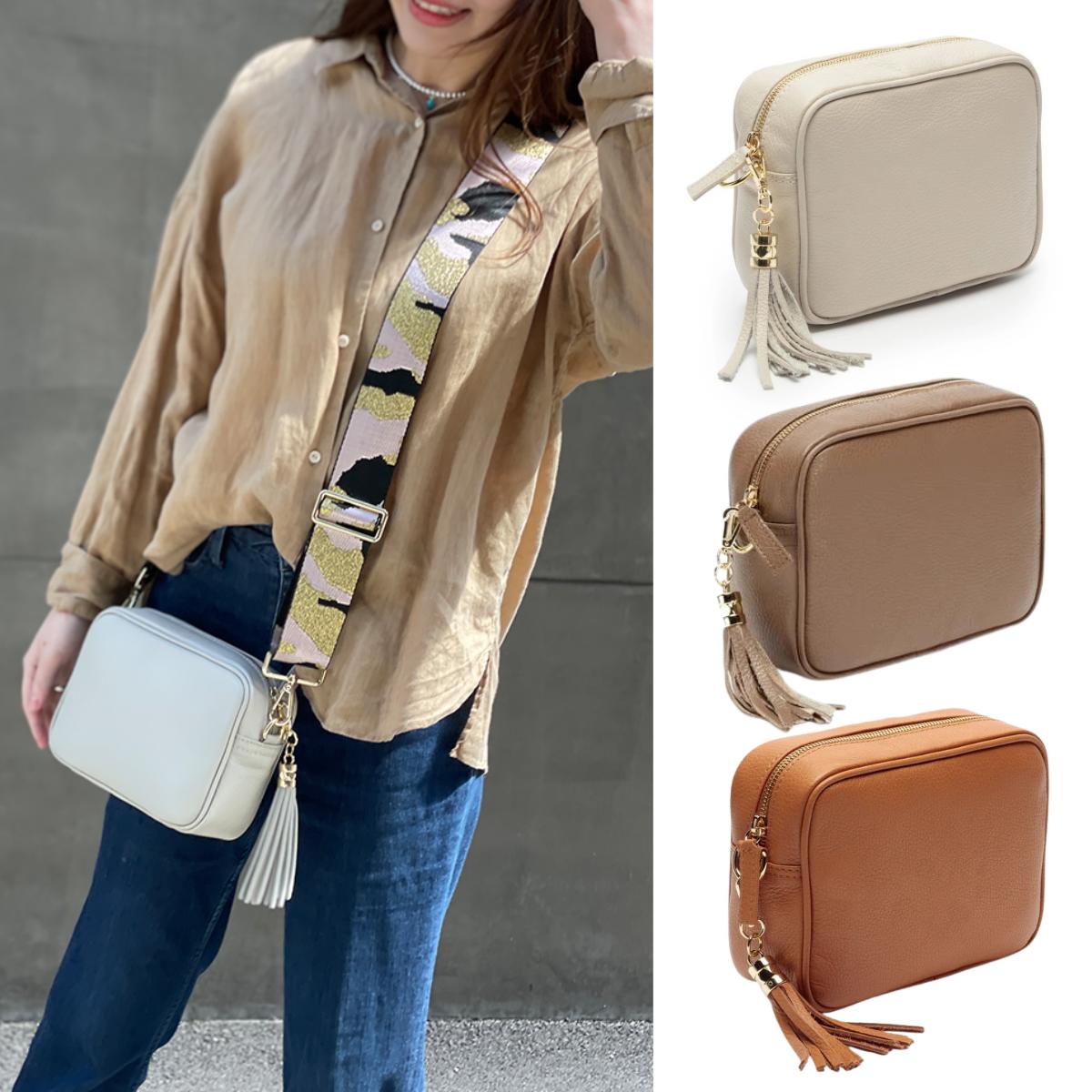 【ELIE BEAUMONT エリービューモント】　CROSSBODY ショルダー　バッグ｜import select LandC
