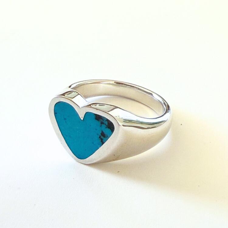 楽天市場】【PREEK プリーク】Rough Heart Stone Turquoise ターコイズ