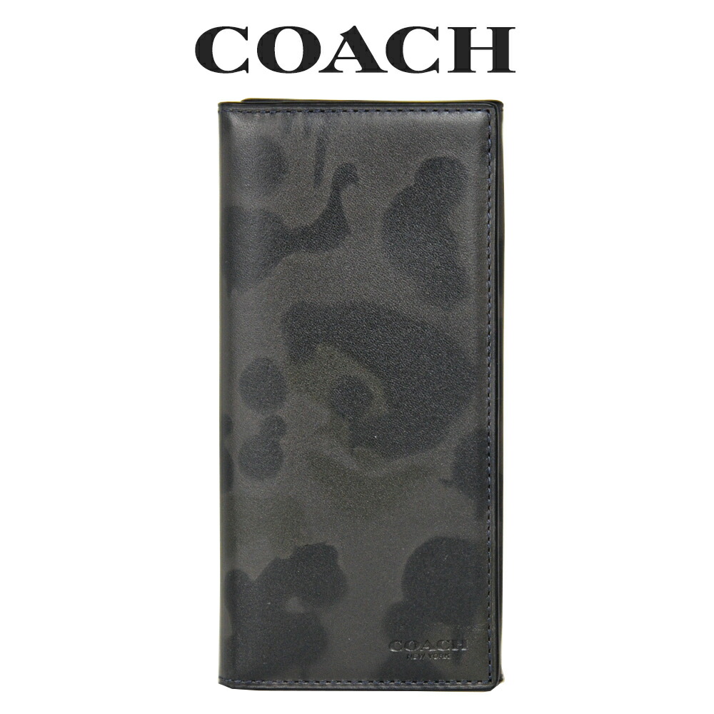 無料長期保証 コーチ Coach メンズ 財布 二つ折り長財布 Chr チャコール Fks 50 Off Www Mgm Hotels Com