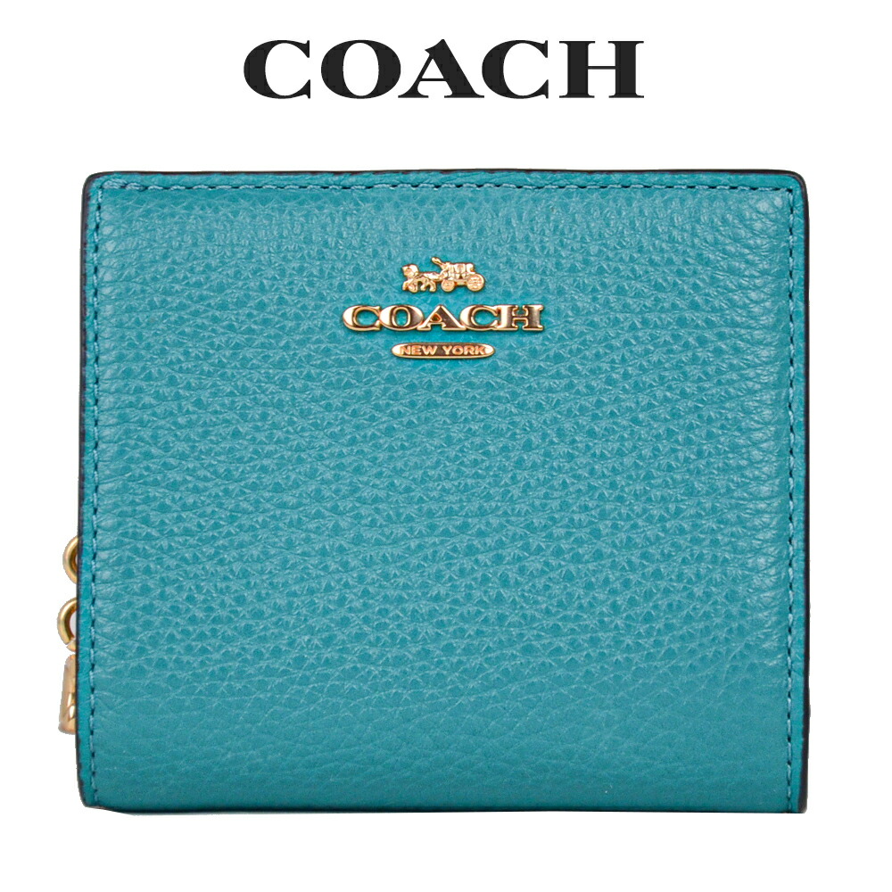 春夏新色 コーチ Coach レディース 財布 二つ折り財布 C2862 Imtea ティール ブルー 安心の定価販売 Www Escoteirospr Org Br