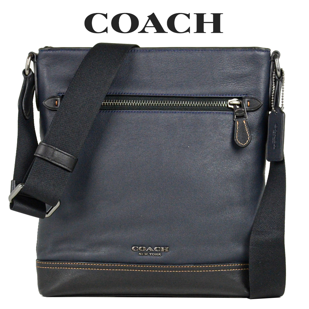 新品未使用＊coachコーチメンズレザーウエストボディバッグF72931