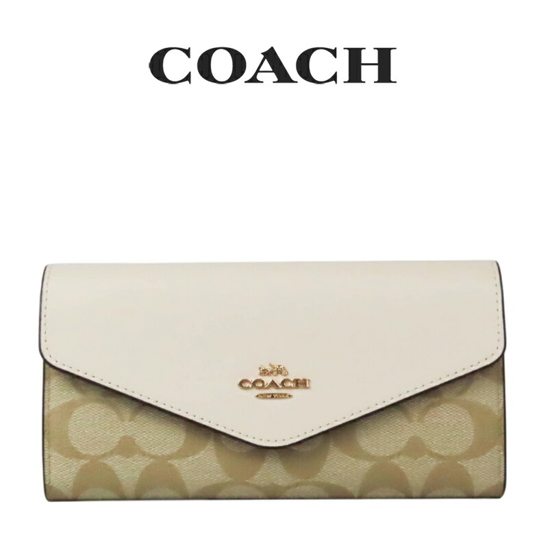 楽天市場】コーチ COACH アウトレット レディース 財布 かぶせ長