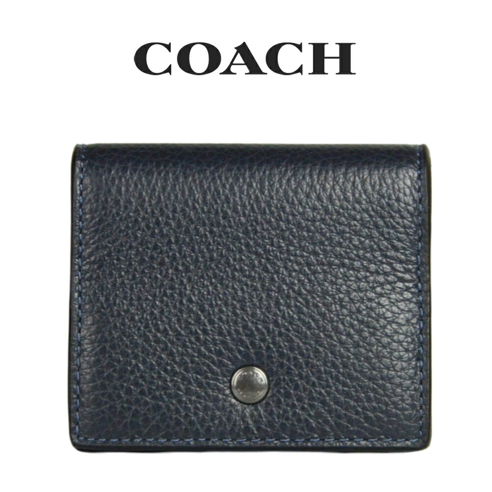 COACH 折り財布 新品 ブラック 新作 限定品 お札入れ 小銭入れ メンズ 新作 新品 COACH 折り財布 メンズ 人気の小銭入れ付き