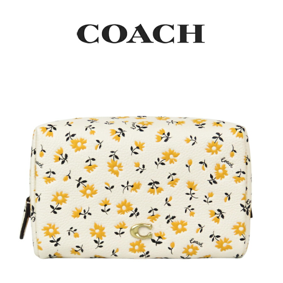 COACH ポーチ/コスメケース ライトカーキ×チョークホワイト 楽天市場】コーチ COACH アウトレット 旅行 レディース 小物
