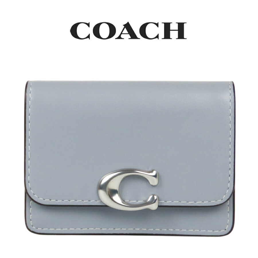 ＜未使用品＞ COACH コーチ 名刺入れ カードケース 小物 アイボリー COACH コーチ 名刺入れ ☆COACH☆ フラップ カードケース