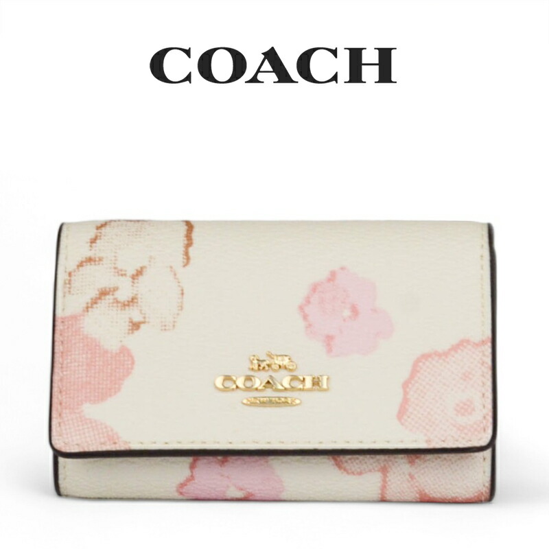 コーチ COACH アウトレット 就職祝い レディース 小物 キーケース CR835 IMCAH(チョークマルチ) 花柄