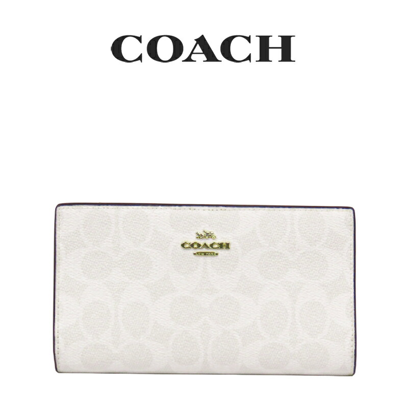 楽天市場】コーチ 財布 長財布 レディース シグネチャー ブランド 革